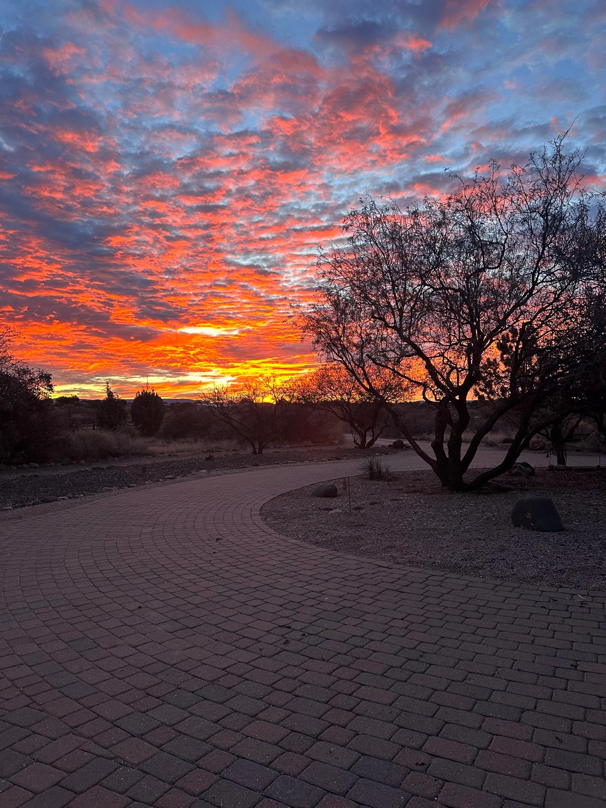 Sedona sunset — Amanaia sanctuary